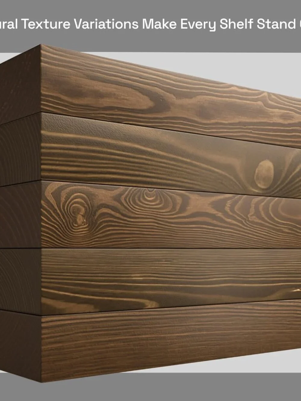 Elegant 16'' Walnut Floating Shelves - Set of 2 for Bathroom and Kitchen